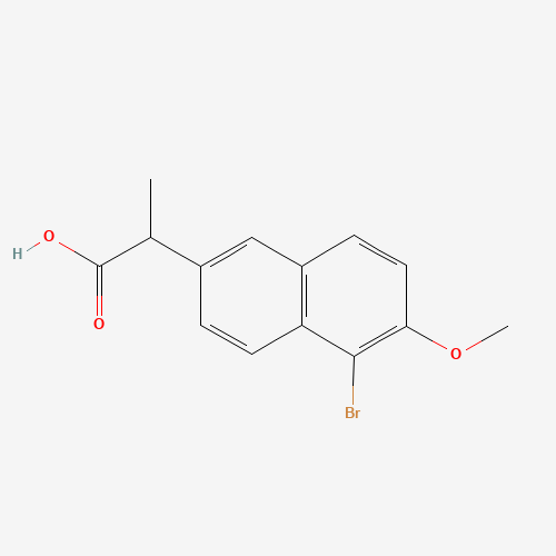 rac-5-Bromo Naproxen (CAS: 27655-95-4) - Related Chemical Product