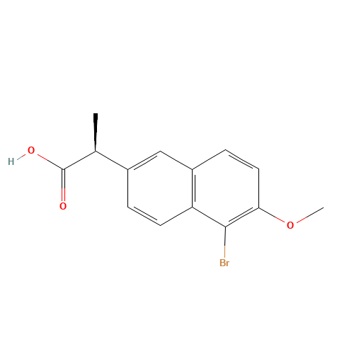 (S)-5-Bromo Naproxen (CAS: 84236-26-0) - Related Chemical Product