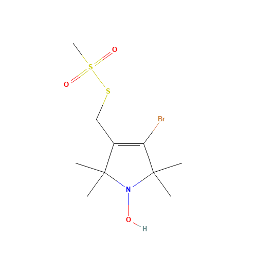 4-BROMO-(1-OXYL-2,2,5,5-TETRAMETHYL-3-PYRROLINE-3-METHYL) METHANETHIOSULFONATE (CAS: 215956-55-1) - Related Chemical Product