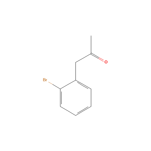 2-Bromophenylacetone (CAS: 21906-31-0) - Chemical Structure and Molecular Formula 