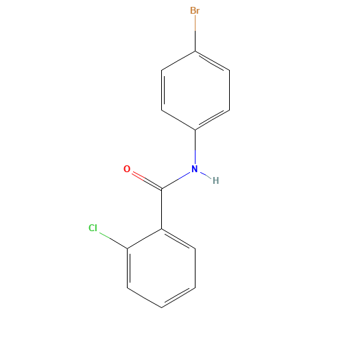 N-(4-Bromophenyl)-2-chloro-benzamide (CAS: 66569-05-9) - Chemical Structure and Molecular Formula 