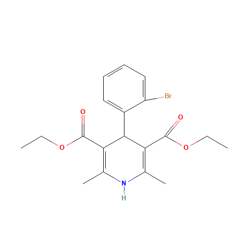 4-(2-Bromophenyl)-2,6-dimethyl-3,5-pyridinedicarboxylic Acid Diethyl Ester (CAS: 861927-02-8) - Related Chemical Product