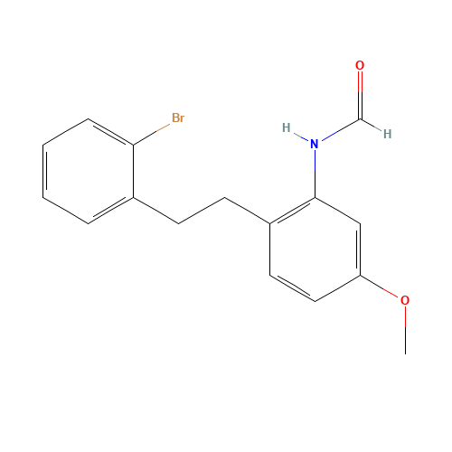 N-[2-[2-(2-Bromophenyl)ethyl]-5-methoxyphenyl]formamide (CAS: 223787-57-3) - Related Chemical Product