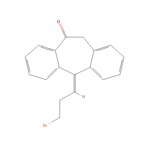 (5Z)-5-(3-Bromopropylidene)-5,11-dihydro-10H-dibenzo[a,d]cyclohepten-10-one (CAS: 156458-92-3) - Related Chemical Product