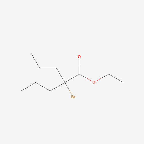2-Bromo-2-propylpentanoic Acid Ethyl Ester (CAS: 99174-91-1) - Chemical Structure and Molecular Formula 