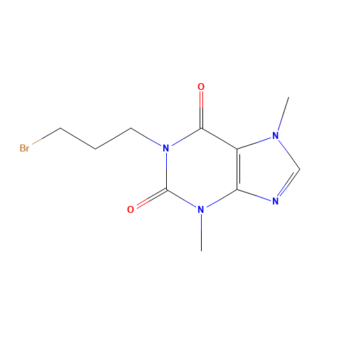 1-(3-Bromopropyl)theobromine (CAS: 6493-10-3) - Related Chemical Product