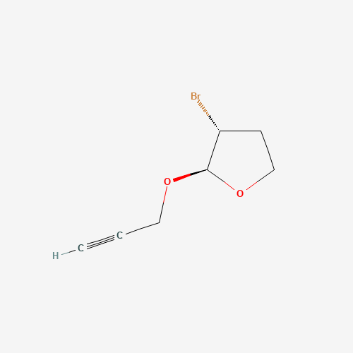 (+/-)-trans-3-Bromotetrahydro-2-(2-propynyloxy)-furan (CAS: 109789-15-3) - Related Chemical Product