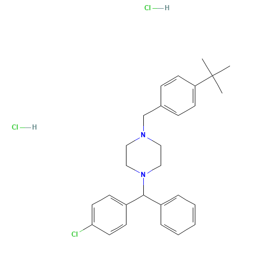 Buclizine,Dihydrochloride (CAS: 129-74-8) - Related Chemical Product