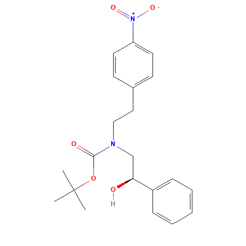 (N-tert-Butoxycarbonyl-N-[(1'R)-hydroxy-1-phenyl)ethyl])-4-nitrophenylethylamine (CAS: 223673-35-6) - Related Chemical Product