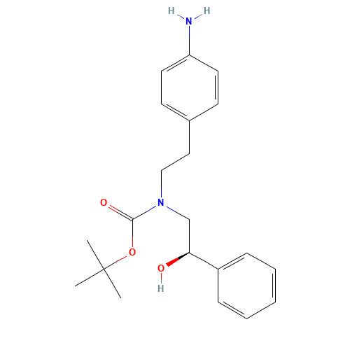 (N-tert-Butoxycarbonyl-N-[(1'R)-hydroxy-1-phenyl)ethyl])-4-aminophenylethylamine (CAS: 223673-36-7) - Related Chemical Product
