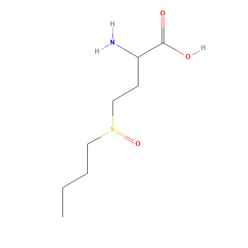 D,L-Buthionine Sulfoxide (CAS: 98487-33-3) - Chemical Structure and Molecular Formula 