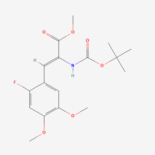 2-[(tert-Butoxycarbonyl)amino]-3-(2-fluoro-4,5-dimethoxyphenyl)-2-propanoic Acid Methyl Ester (CAS: 853759-47-4) - Related Chemical Product