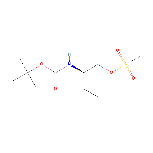 N-tert-Butoxycarbonyl (R)-2-Aminobutan-1-ol Methanesulfonic Acid (CAS: 474645-98-2) - Related Chemical Product
