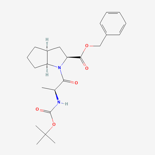 1-(2-tert-Butoxycarbonylamino-1-oxopropyl)octahydrocyclopenta[b]pyrrole-2-caroxylic Acid,Benzyl Ester (CAS: 129048-22-2) - Related Chemical Product