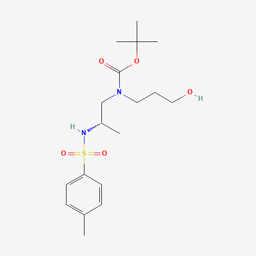 (S)-3-{N-(tert-Butoxycarbonyl)-N-[2-(N-p-toluenesulfonyl)aminopropyl]amino-1-propanol (CAS: 194032-19-4) - Related Chemical Product