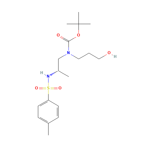 (S)-3-{N-(tert-Butoxycarbonyl)-N-[2-(N-p-toluenesulfonyl)aminopropyl]amino-1-propanol (CAS: 194032-19-4) - Related Chemical Product