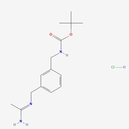 tert-Butyl N-[3-(Acetimidoylaminomethyl)benzyl]carbamate,Hydrochloride (CAS: 180001-98-3) - Related Chemical Product