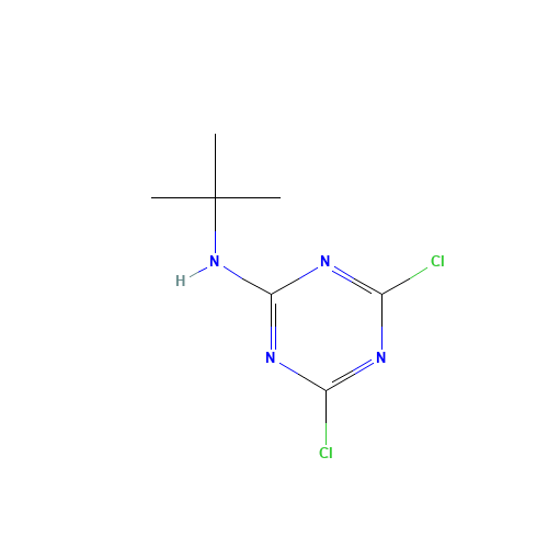 2-(tert-Butylamino)-4,6-dichloro-1,3,5-triazine (CAS: 27282-85-5) - Related Chemical Product