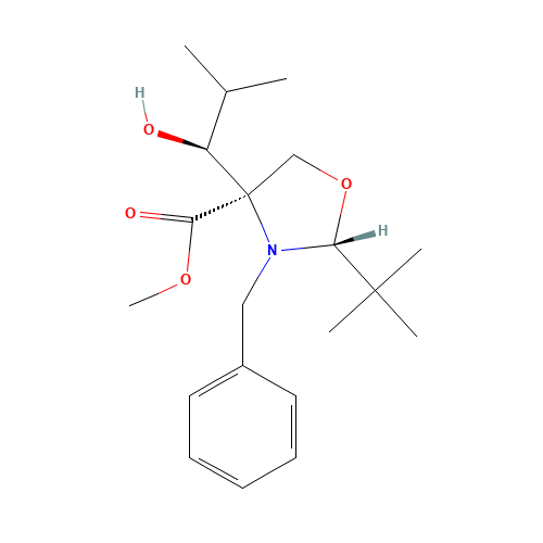 (2R,4S)-2-t-Butyl-N-benzyl-4-[1-(S)-hydroxy-2-methylpropyl]-oxazolidine-4-carboxylic Acid,Methyl Ester (CAS: 145451-90-7) - Related Chemical Product