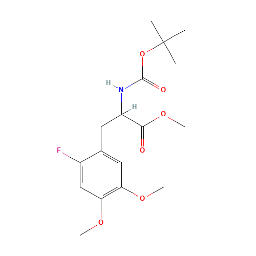 rac N-tert-Butoxycarbonyl-2-fluoro-5-methoxy-4-O-methyl-tyrosine Methyl Ester (CAS: 853759-57-6) - Related Chemical Product
