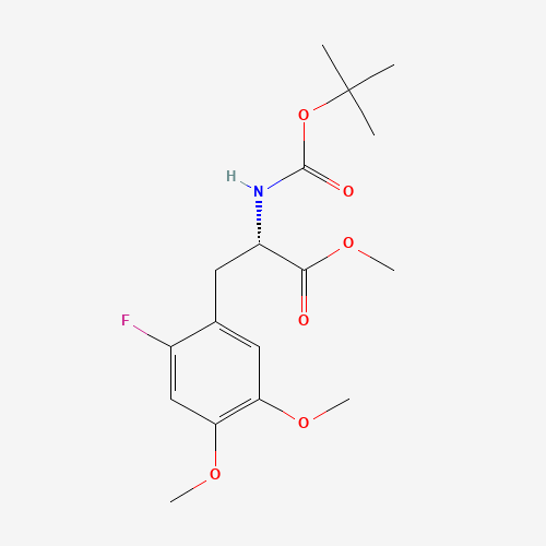 N-tert-Butoxycarbonyl-2-fluoro-5-methoxy-4-O-methyl-L-tyrosine Methyl Ester (CAS: 853759-49-6) - Related Chemical Product