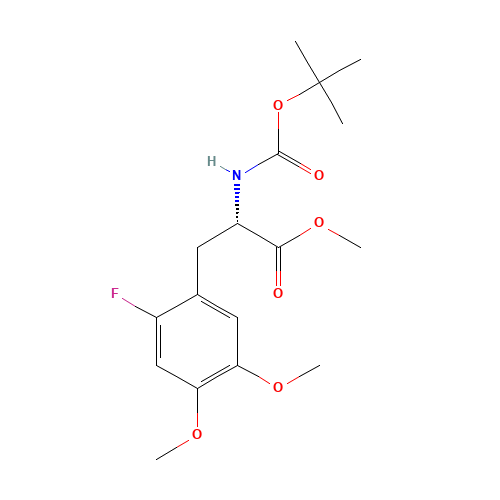 N-tert-Butoxycarbonyl-2-fluoro-5-methoxy-4-O-methyl-L-tyrosine Methyl Ester (CAS: 853759-49-6) - Related Chemical Product