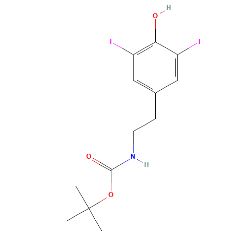 N-tert-Butoxycarbonyl 3,5-Diiodotyramine (CAS: 788824-51-1) - Related Chemical Product