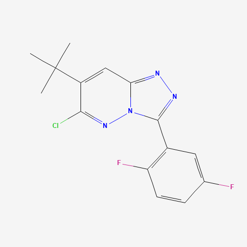 7-tert-Butyl-6-chloro-3-(2,5-difluorophenyl)-1,2,4-triazolo[4,3-b]pyridazine (CAS: 286456-54-0) - Related Chemical Product