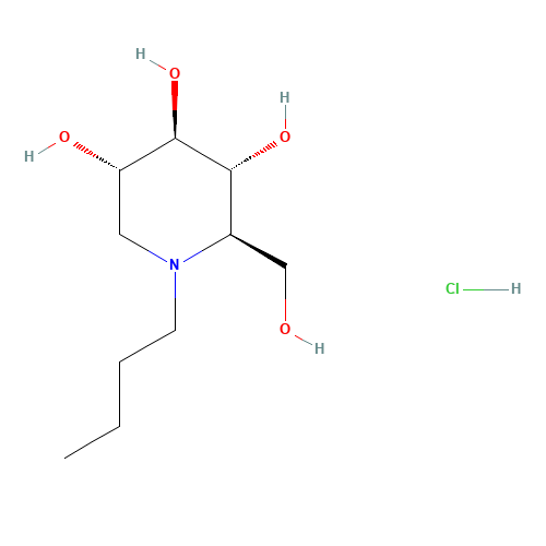 N-Butyldeoxynojirimycin Hydrochloride (CAS: 210110-90-0) - Related Chemical Product