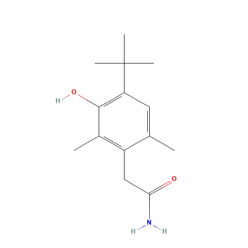 4-tert-Butyl-2,6-dimethyl-3-hydroxyphenylacetamide (CAS: 55699-13-3) - Related Chemical Product
