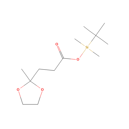 tert-Butyldimethylsilyl-2-methyl-1,3-dioxolane-2-propionate (CAS: 67226-75-9) - Related Chemical Product