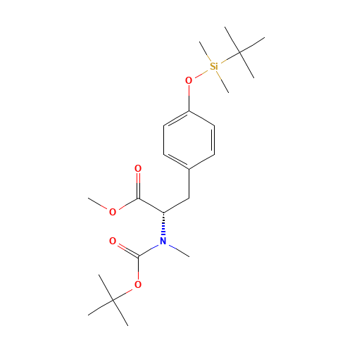O-tert-Butyldimethylsilyl-N-methyl-N-t-butoxycarbonyl-L-tyrosine,Methyl Ester (CAS: 112196-58-4) - Related Chemical Product