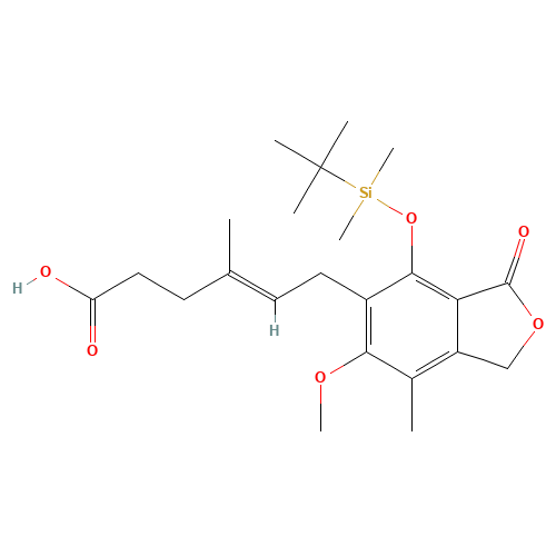 4'-tert-Butyldimethylsilylmycophenolic Acid (CAS: 1076199-63-7) - Related Chemical Product