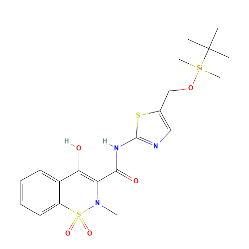 5'-tert-Butyldimethylsilyloxy Meloxicam (CAS: 1076199-65-9) - Related Chemical Product