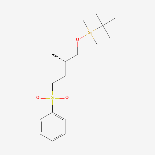 (3S)-4-{[tert-Butyl(dimethyl)silyl]oxy}-3-methylbutyl Phenyl Sulfone (CAS: 218613-98-0) - Related Chemical Product