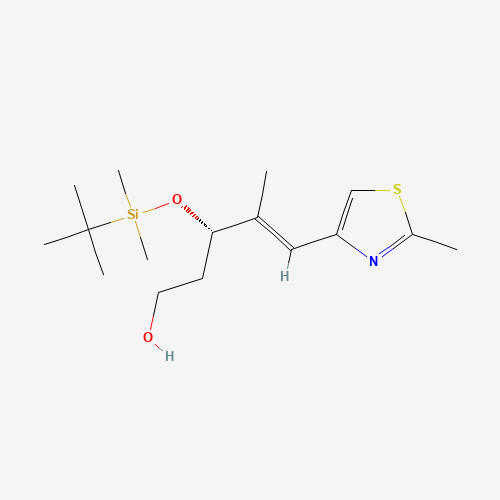 (-)-(3S,4E)-3-{[tert-Butyl(dimethyl)silyl]oxy}-4-methyl-5-(2-methyl-1,3-thiazol-4-yl)pent-4-en-1-ol (CAS: 188899-14-1) - Related Chemical Product