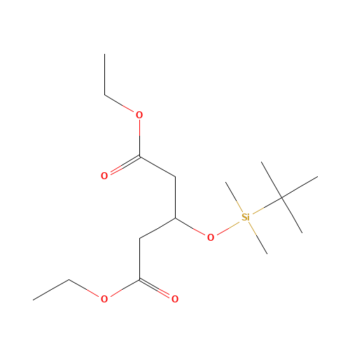 3-[(tert-Butyldimethylsilyl)oxy]pentanedioic Acid Diethyl Ester (CAS: 91424-39-4) - Related Chemical Product