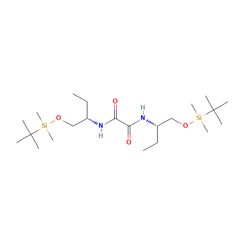 N,N'-Bis[(S)-1-(tert-Butyldimethylsilyloxymethyl)propyl]ethanediamide (CAS: 909567-52-8) - Related Chemical Product