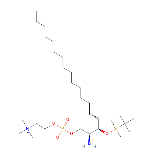 3-O-tert-Butyldimethylsilyl-D-erythro-sphingosylphosphorylcholine (CAS: 168411-99-2) - Related Chemical Product