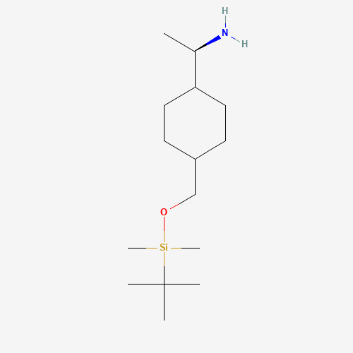 (R)-1-[4-(tert-Butyldimethylsilyloxymethyl)cyclohexyl]ethan-1-amine (CAS: 672314-51-1) - Related Chemical Product