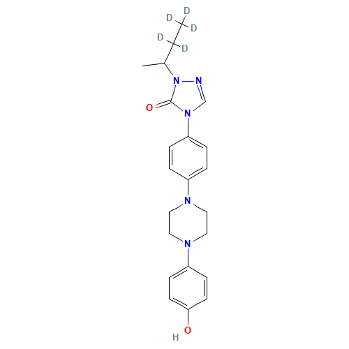 2-sec-Butyl-d5-4-{4-[4-(4-hydroxy-phenyl)-piperazin-1-yl]-phenyl}-2,4-dihydro-[1,2,4]-triazol-3-one (CAS: 1020719-21-4) - Related Chemical Product