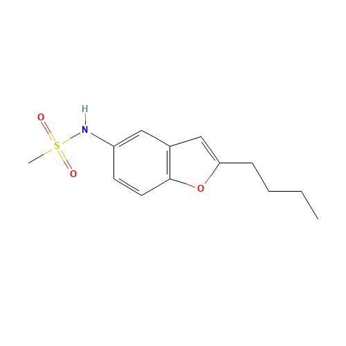 2-Butyl-5-[methanesulfonamido]benzofuran (CAS: 437652-07-8) - Related Chemical Product