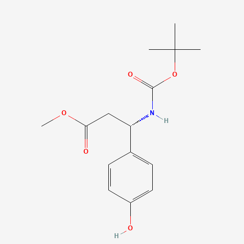 (bS)-b-[(1,1-tert-Butyloxycarbonyl)amino]-4-hydroxy-benzenepropanoic Acid Methyl Ester (CAS: 474295-85-7) - Related Chemical Product