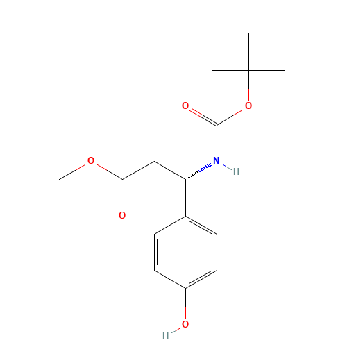 (bS)-b-[(1,1-tert-Butyloxycarbonyl)amino]-4-hydroxy-benzenepropanoic Acid Methyl Ester (CAS: 474295-85-7) - Related Chemical Product