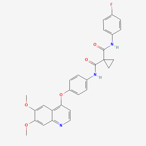 Cabozantinib (CAS: 849217-68-1) - Chemical Structure and Molecular Formula 