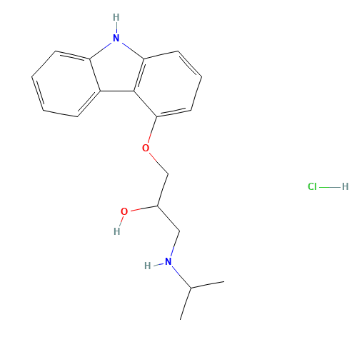 Carazolol Hydrochloride Salt (CAS: 51997-43-4) - Related Chemical Product