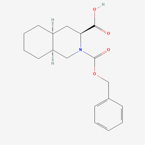 (3S,4aS,8aS)-2-Carbobenzyloxy-decahydro-3-isoquinolinecarboxylic Acid (CAS: 136465-85-5) - Related Chemical Product