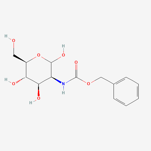 N-Carbobenzyloxy Mannosamine (CAS: 137157-50-7) - Chemical Structure and Molecular Formula 