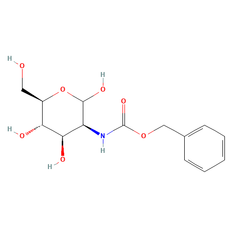 N-Carbobenzyloxy Mannosamine (CAS: 137157-50-7) - Chemical Structure and Molecular Formula 