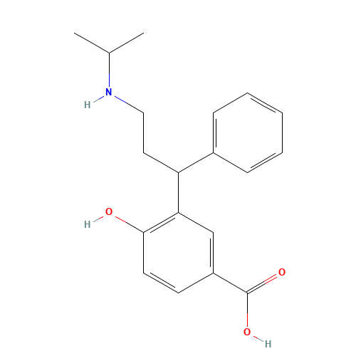 rac 5-Carboxy Desisopropyl Tolterodine (CAS: 214601-13-5) - Related Chemical Product